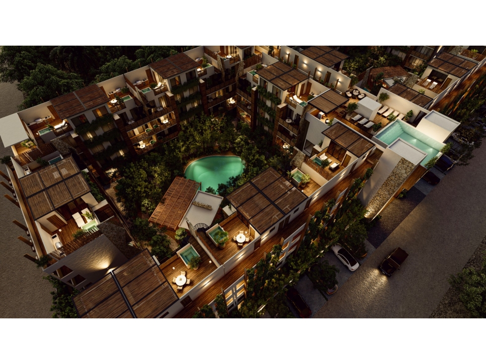 PROYECTO DE APARTAMENTOS EN TULUM MEXICO SOBRE PLANOS — foto 3