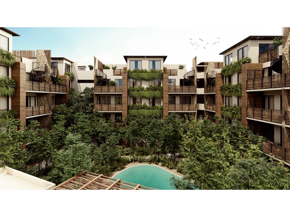 PROYECTO DE APARTAMENTOS EN TULUM MEXICO SOBRE PLANOS — foto 4