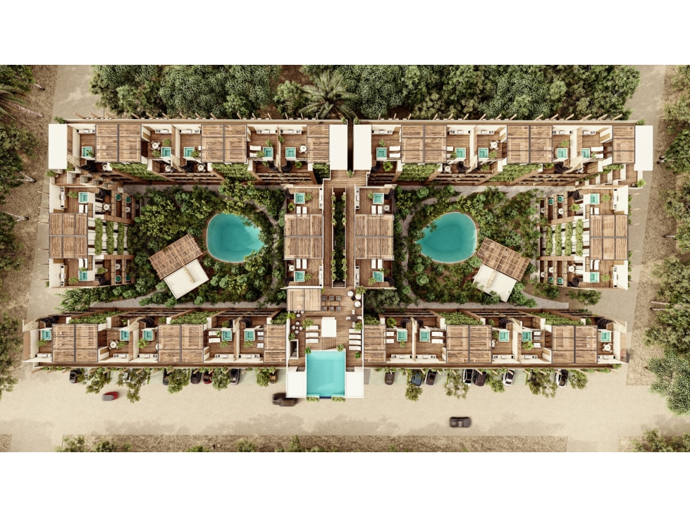 PROYECTO DE APARTAMENTOS EN TULUM MEXICO SOBRE PLANOS — foto 5