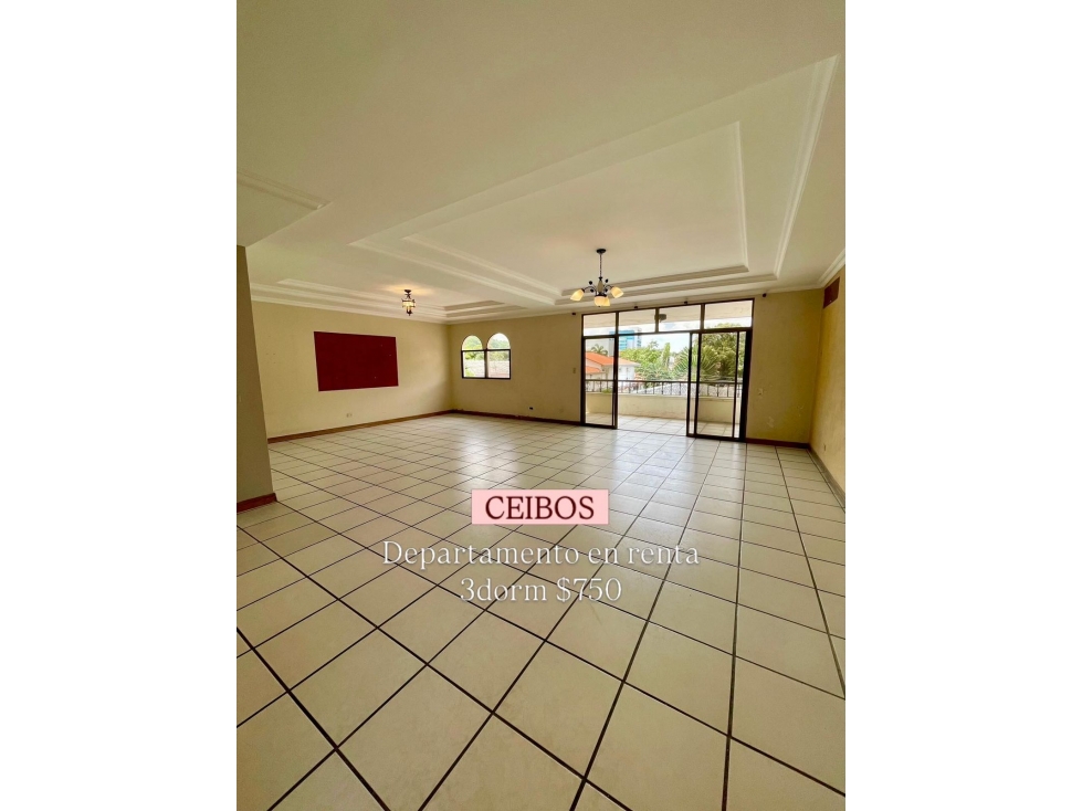 Se alquila cómodo departamento en 3er piso, Ceibos. - 1