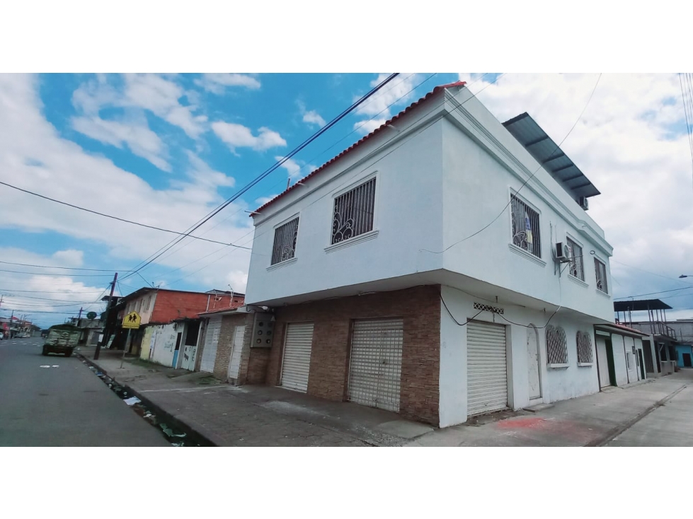 EN VENTA CASA RENTERA ESQUINERA VEHICULAR EN DURAN - 1