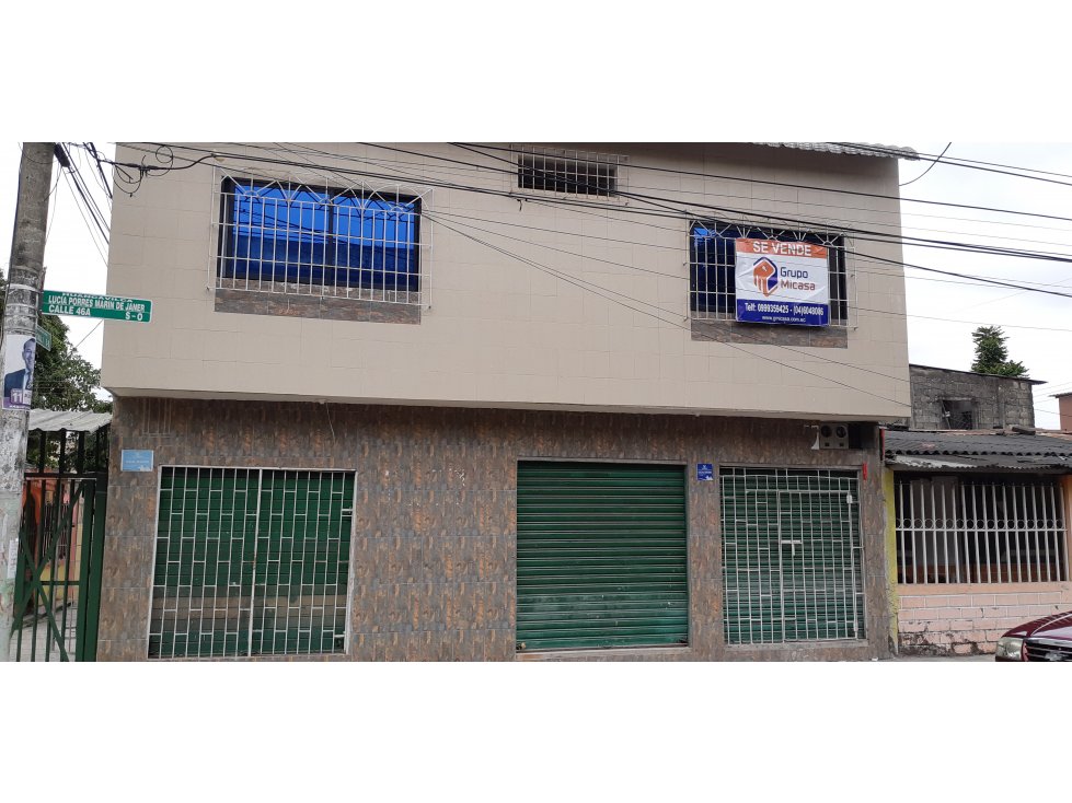 VENTA DE CASA RENTERA CDLA. HUANCAVILCA SUR