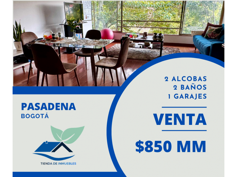 TRIPLEX EN VENTA PASADENA 2 ALCOBAS
