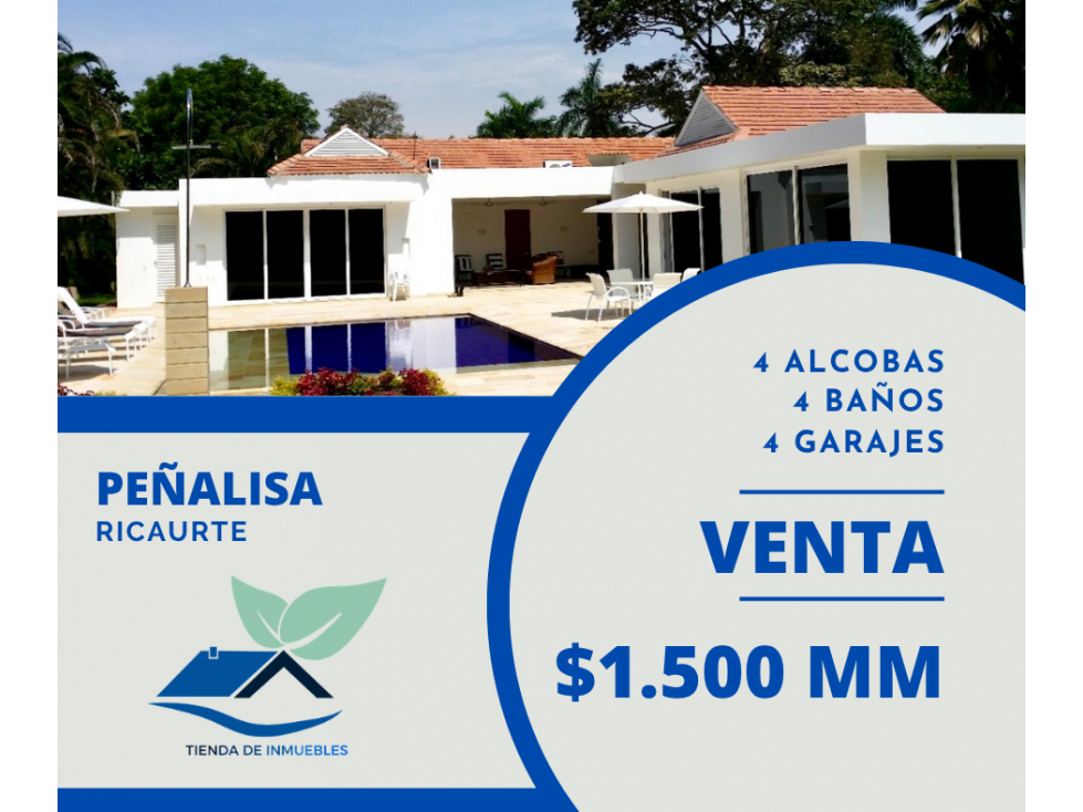 PEÑALISA VENTA CASA 4 ALCOBAS - 1