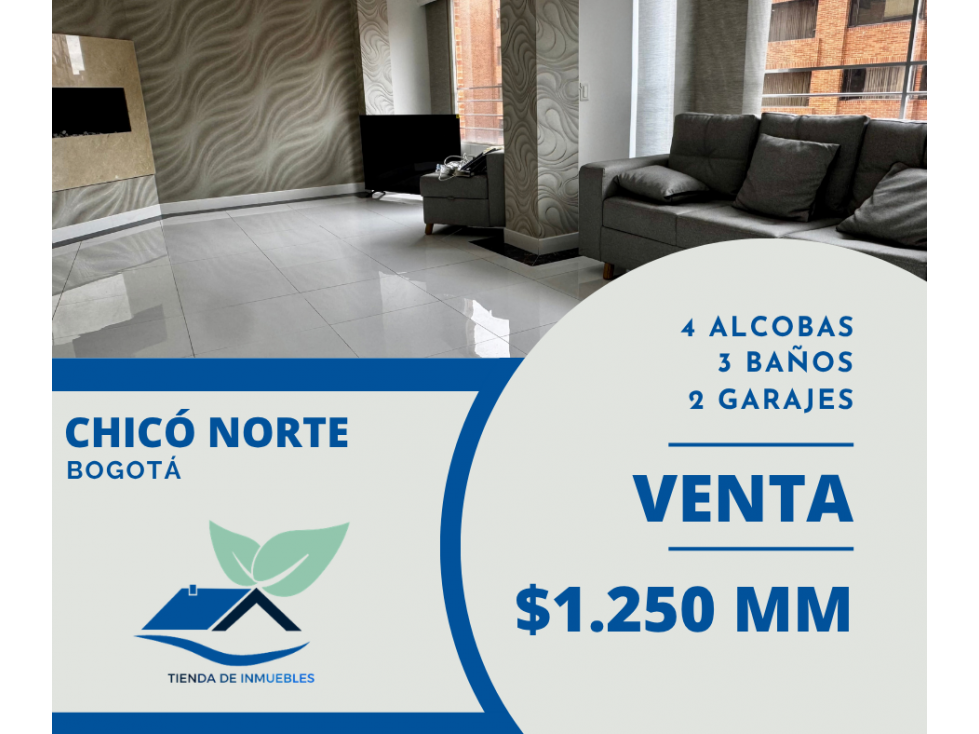Venta Chicó 94 con 17 cuatro alcobas.