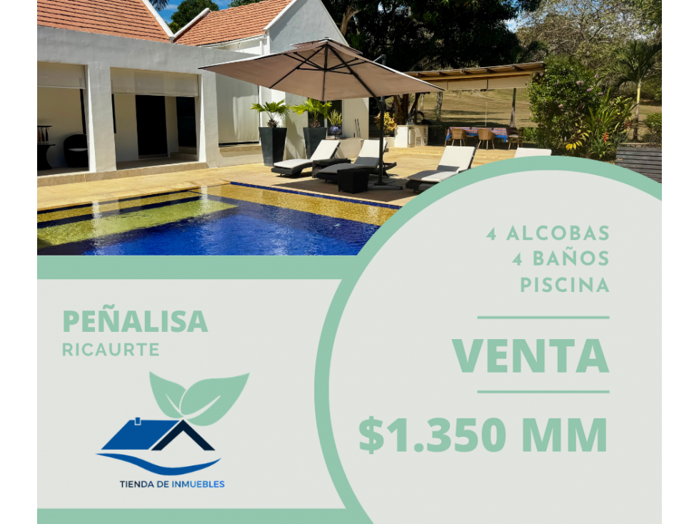 PEÑALISA VENTA 4 ALCOBAS