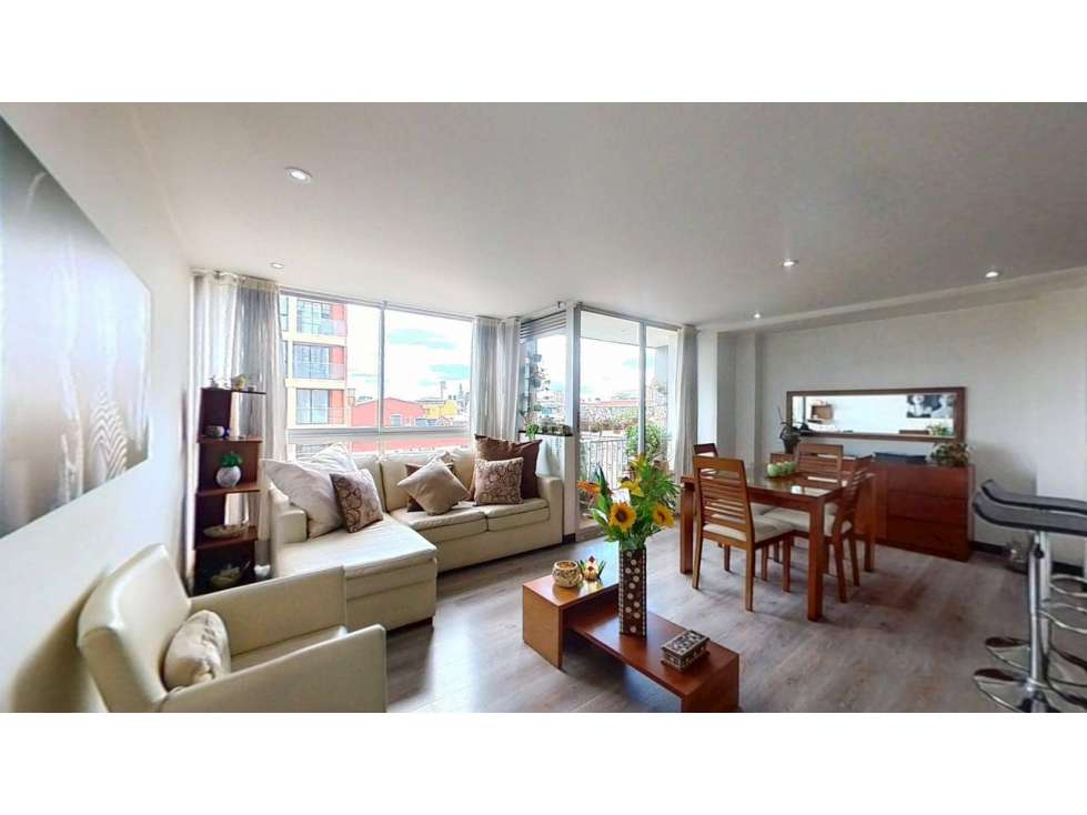 Venta Apartamento 2 hab, 75 mts2, La Castellana 91-1, Barrios Unidos