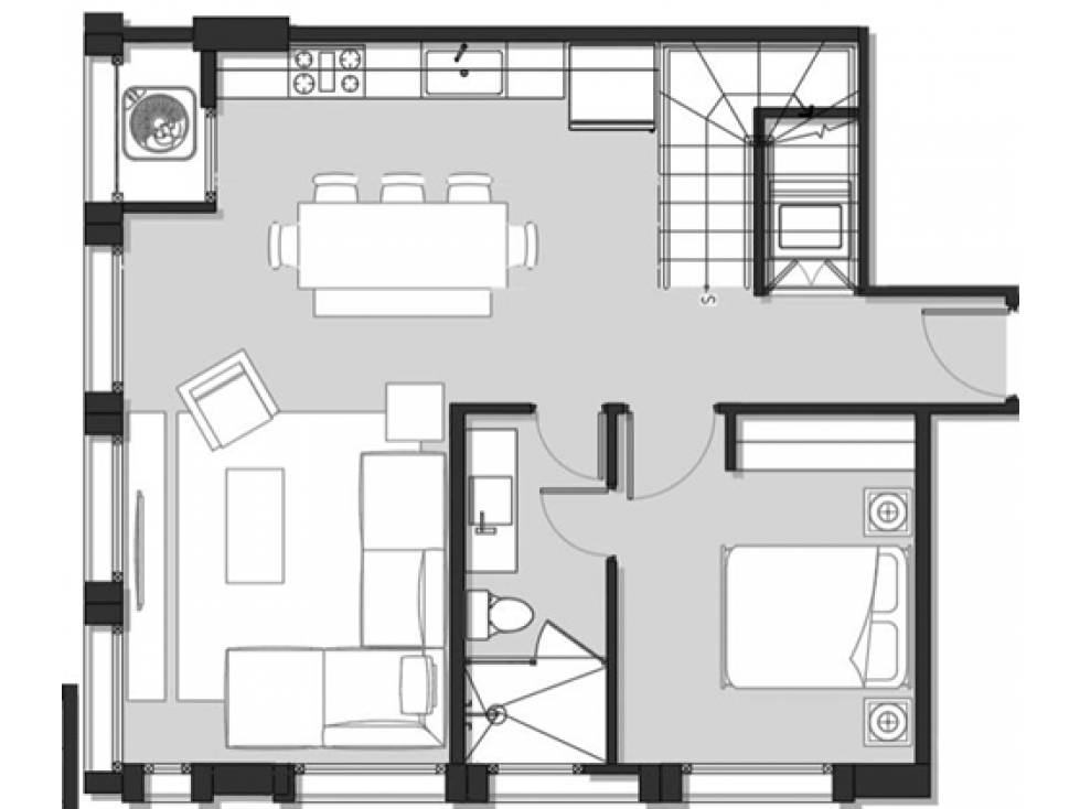 SEA CONFIABLE VENDE APARTAMENTO EN PH TRIBU TIPO LOFT 3 RECAMARAS — foto 5
