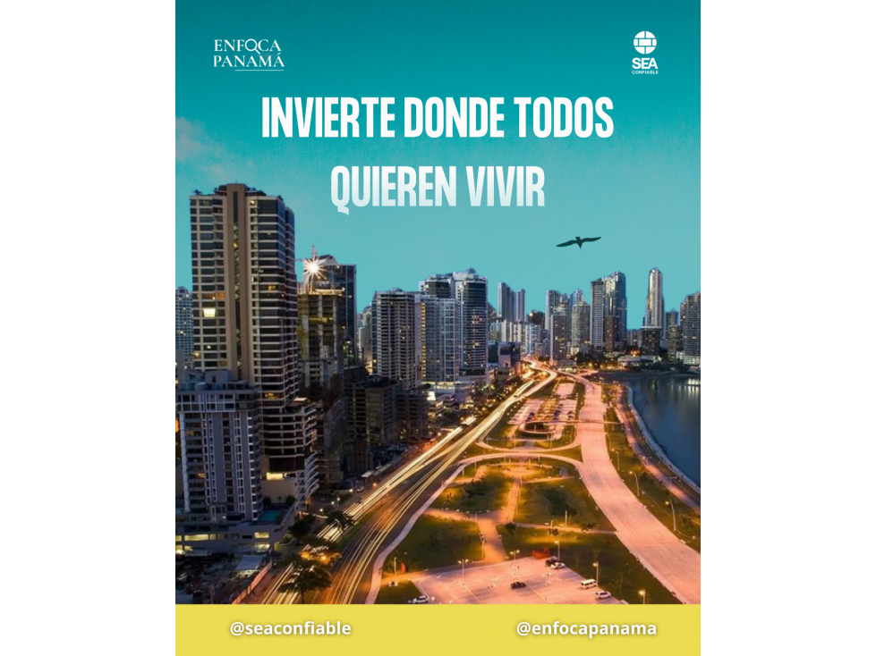 LOFT CON TERRAZA PRIVADA EN AVENIDA BALBOA DESDE $213K | FRENTE AL MAR