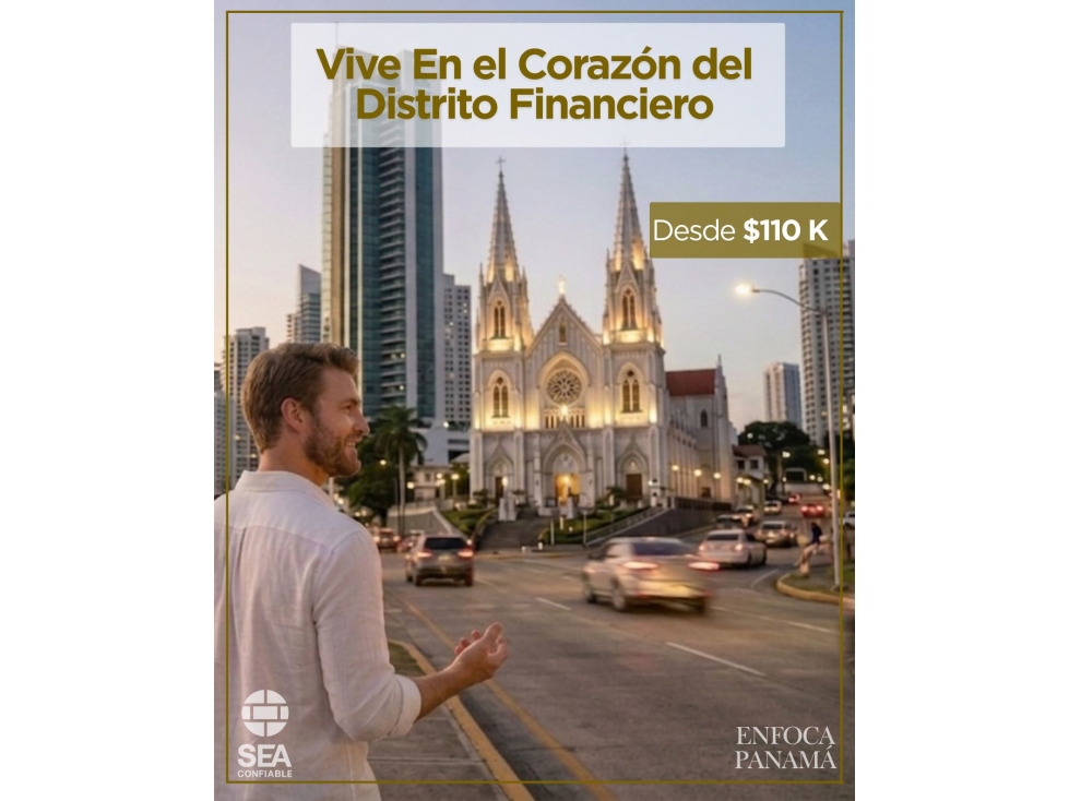 Inversión Inteligente en Bella Vista desde $104K | 33 m²