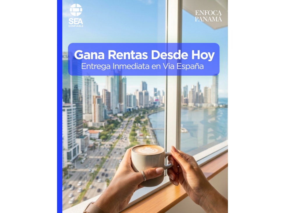Inversión con Renta Anual en Vía España Desde $219K 70 m²