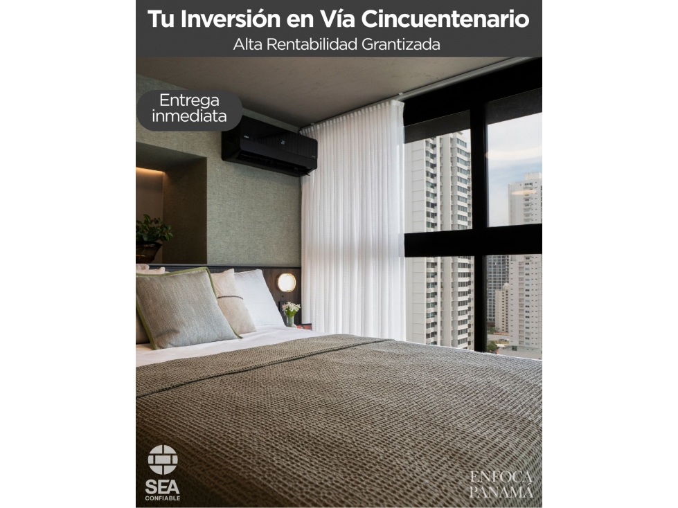 Inversión con propósito 1 Recámara Diseño Funcional | Renta Corta