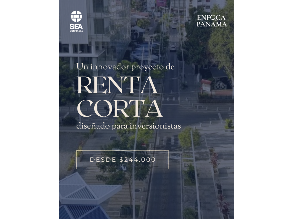 VISTA AL MAR BELLA VISTA DESDE $244,000 | 56 m² Amoblado Estrenar