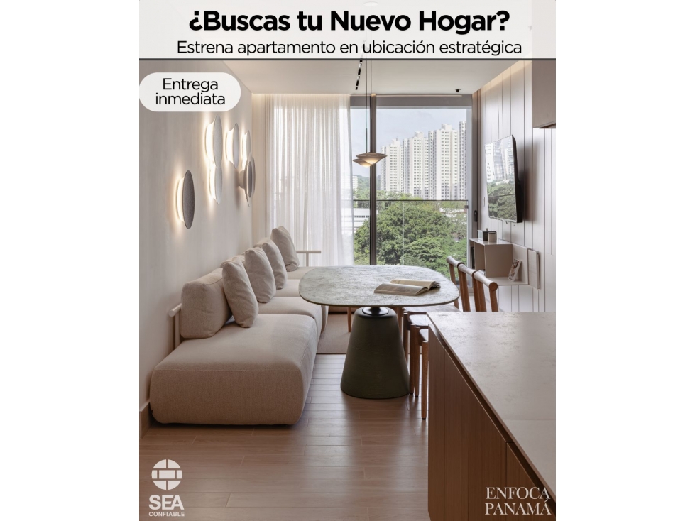 Residencia Urbana para Profesionales Vía Ricardo J Alfaro 2 Recámaras