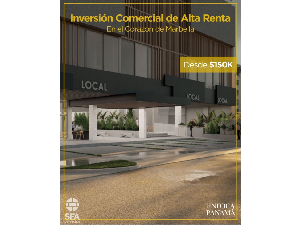 Locales Comerciales Desde 150k en Calle con Alto Trafico en Marbella