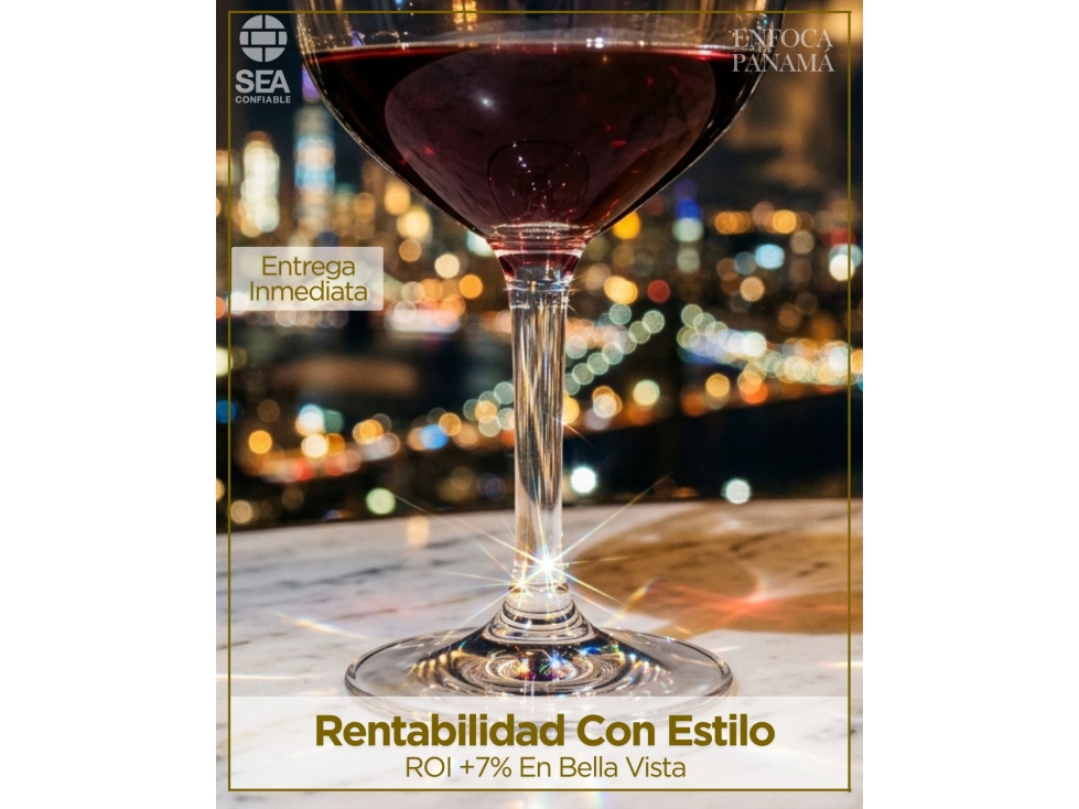 Activo Patrimonial | Bella Vista 7% ROI Proyectado Renta Convencional