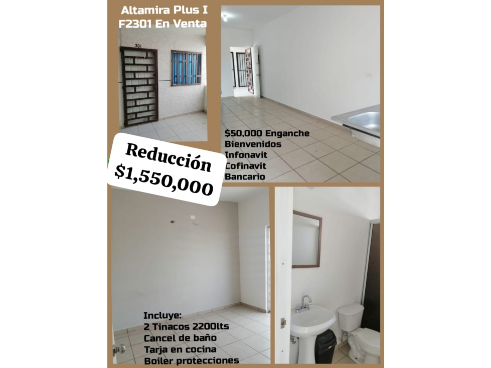 Departamento en venta Altamira plus II