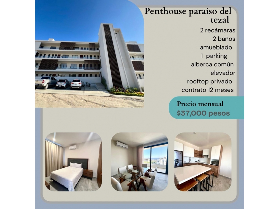 Se renta Penthouse en Cabo San Lucas - Paraíso del Tezal