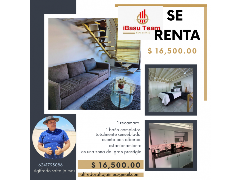 SE RENTA LOFT EN CABO SAN LUCAS BCS