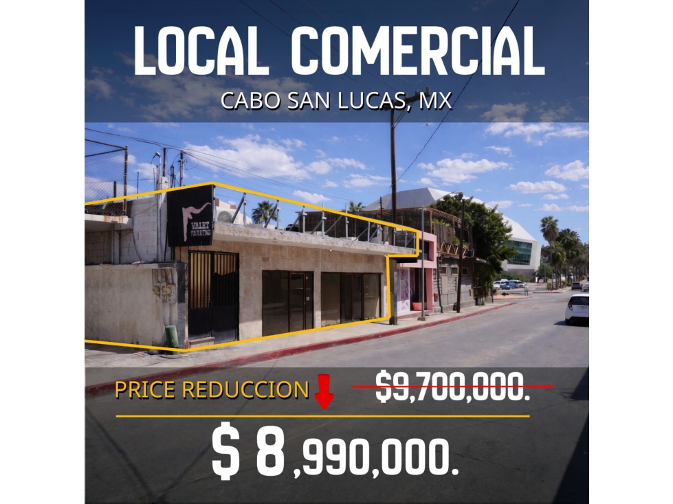 VENTA DE LOCAL COMERCIAL EN EL CENTRO, CABO SAN LUCAS, B.C.S OC-30 - 1