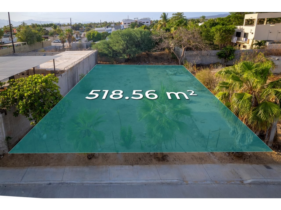 VENTA DE TERRENO EN COL. BUENOS AIRES, SAN JOSÉ DEL CABO, B.C.S AK-13 - 1