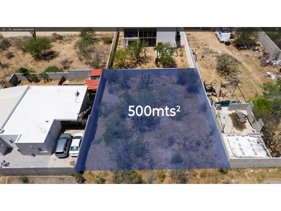 VENTA DE TERRENO EN EL TEZAL, CABO SAN LUCAS, B.C.S GH-189 - 1