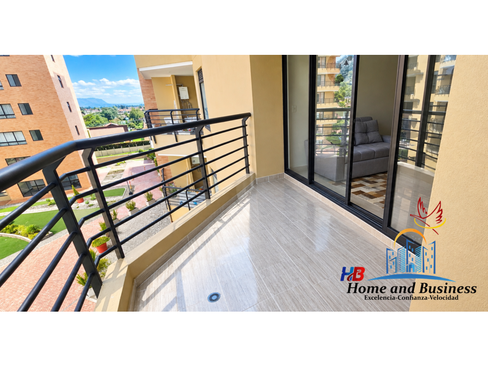 Hermoso e iluminado Apto exclusiva vista, Conjunto la Ponderosa — foto 2