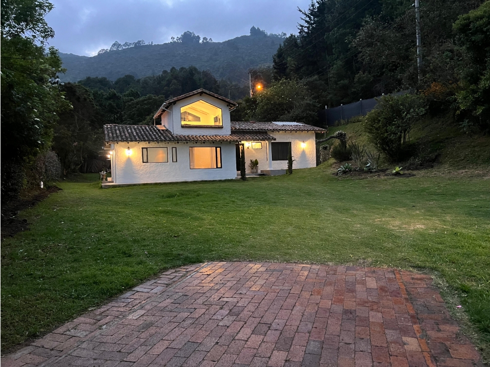 ESPECTACULAR CASA FINCA AMOBLADA EN ARRIENDO-COTA - 2