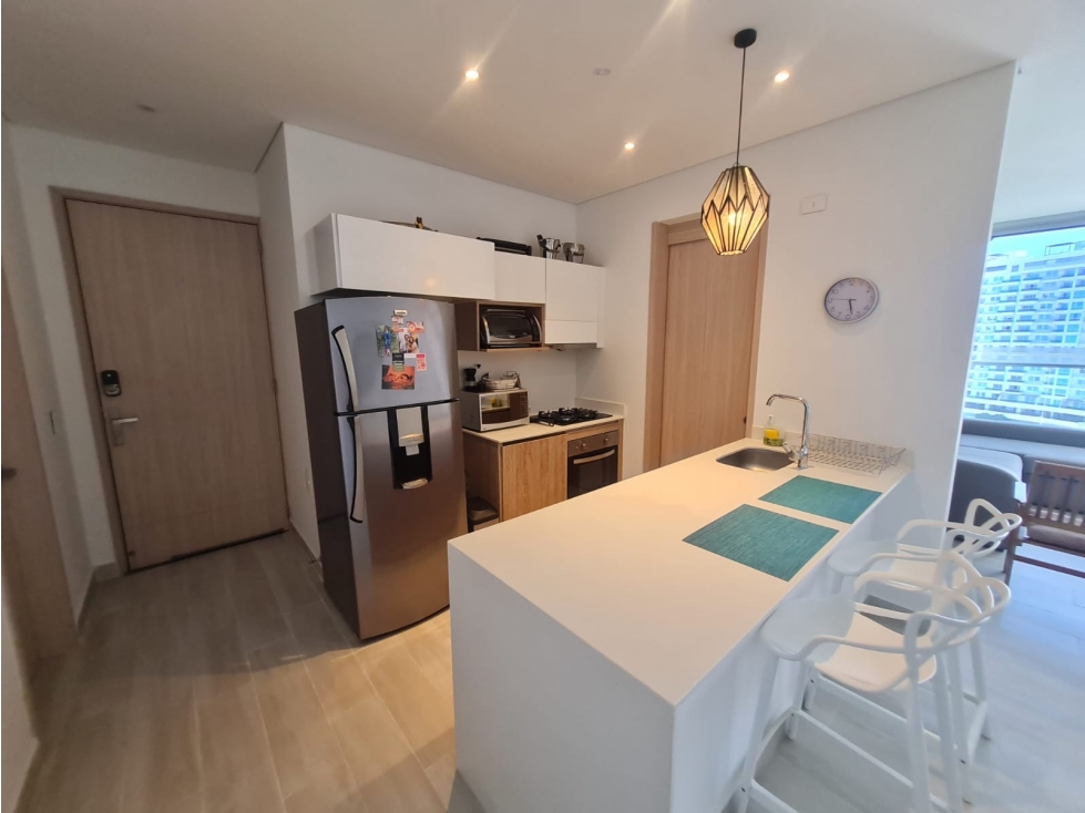 Venta apartamento de 2 habitaciones en Playa salguero, Santa Marta — foto 4