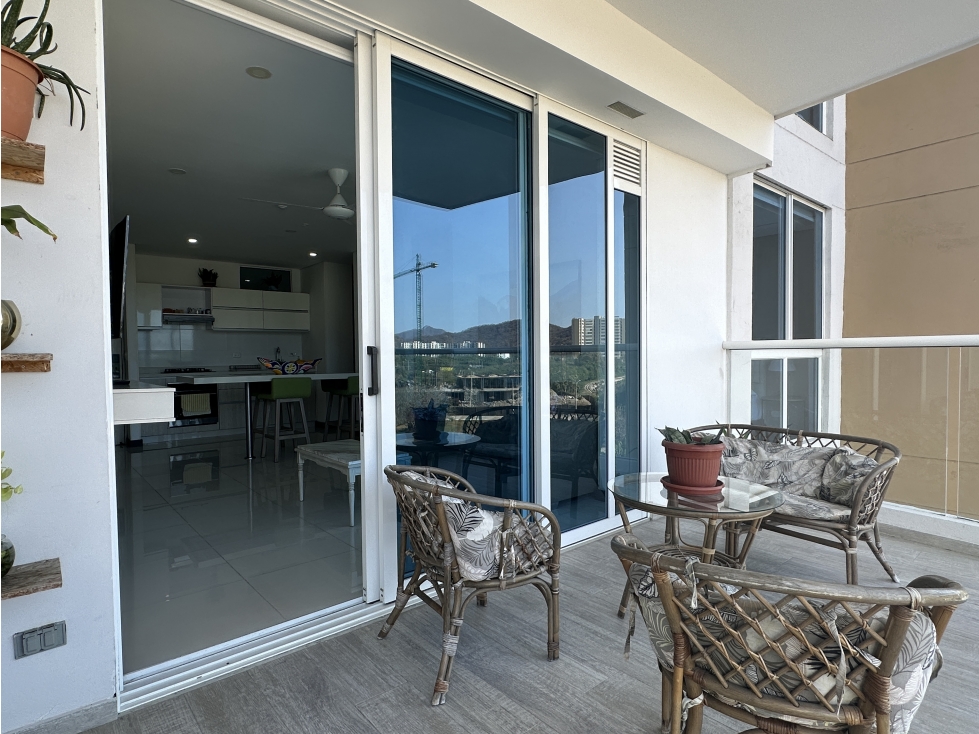 Venta de apartamento de 2 habitaciones zona Irotama, Santa Marta