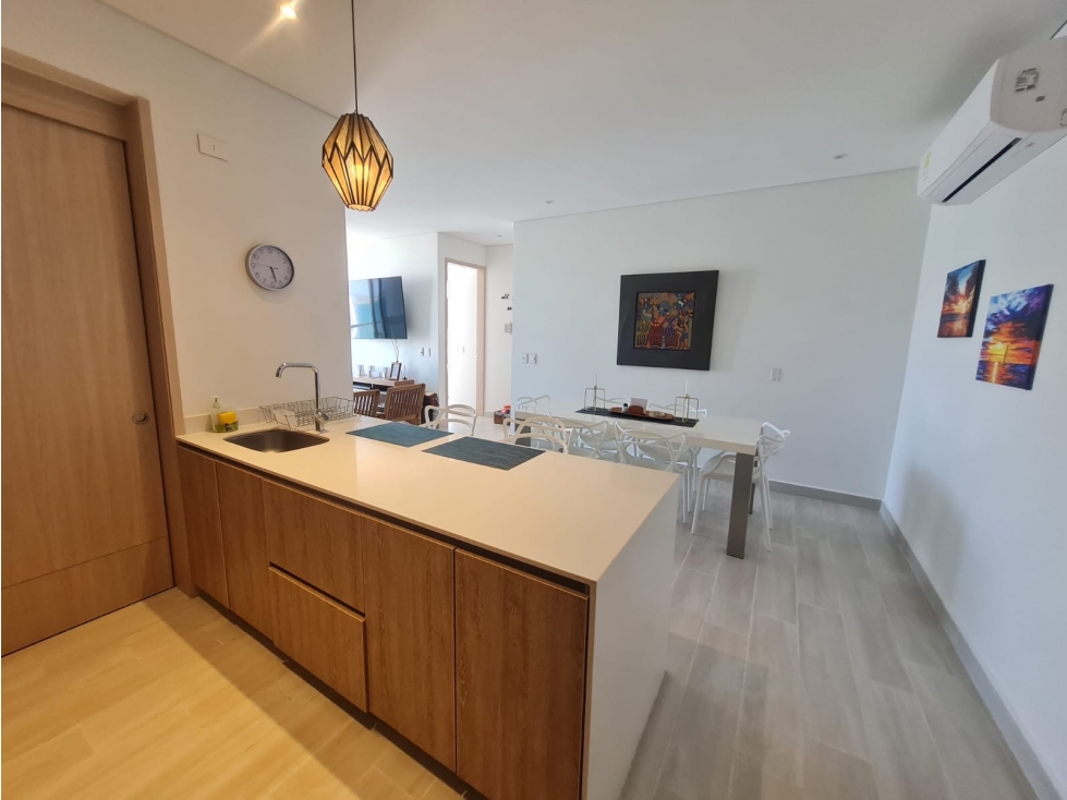 Venta apartamento de 2 habitaciones en Playa salguero, Santa Marta — foto 2