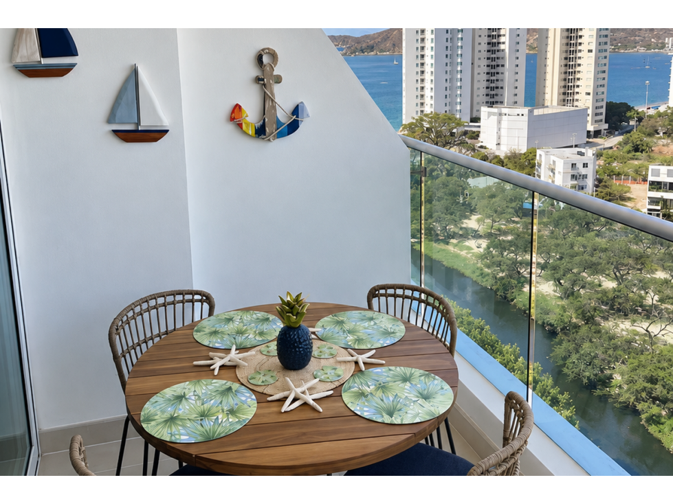 Venta Apartamento 1 Habitación con permiso turístico Santa Marta