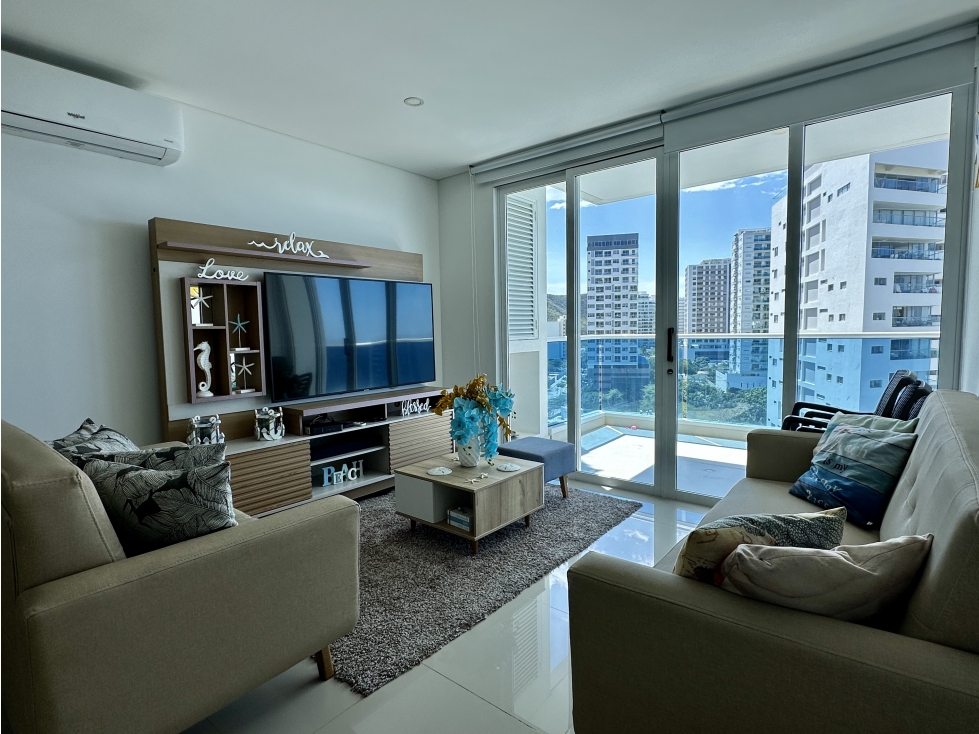 Venta Apartamento con permiso turístico en Playa Salguero, Santa Marta