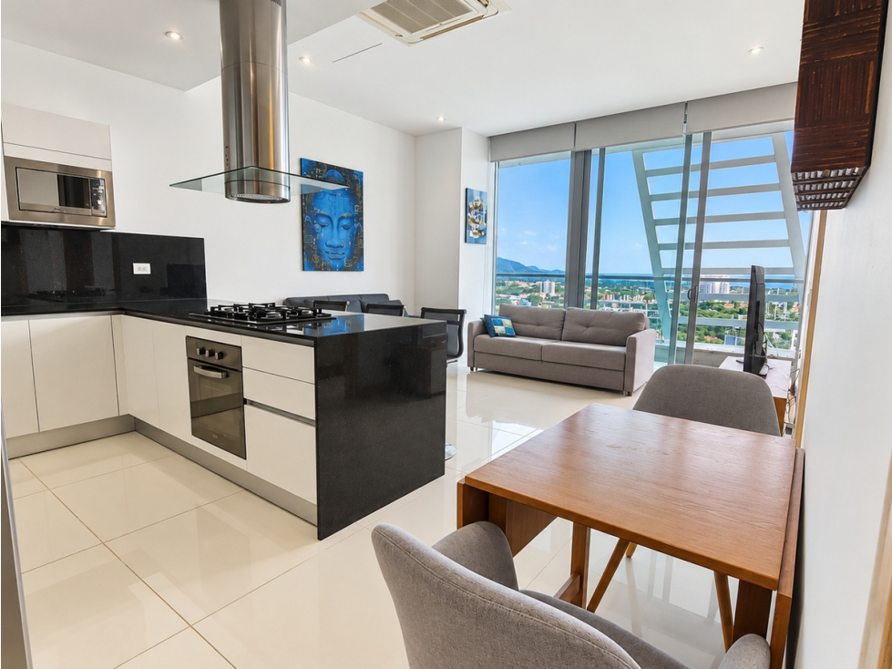 Apartamento en Venta Bellohorizonte, con salida al Mar, Santa Marta. — foto 4