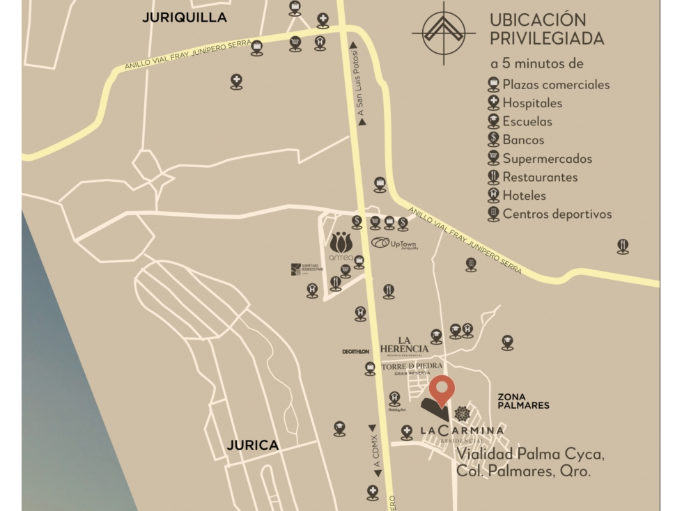 Casas en venta Residencial La Carmina, Antea - Jurica. Querétaro — foto 2