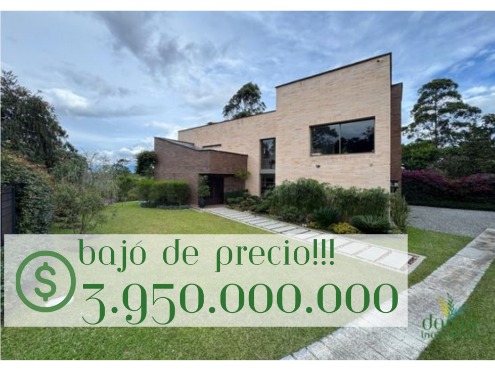 VENTA ESPECTACULAR CASA, EN RIONEGRO CON ALCOBA EN EL PRIMER PISO