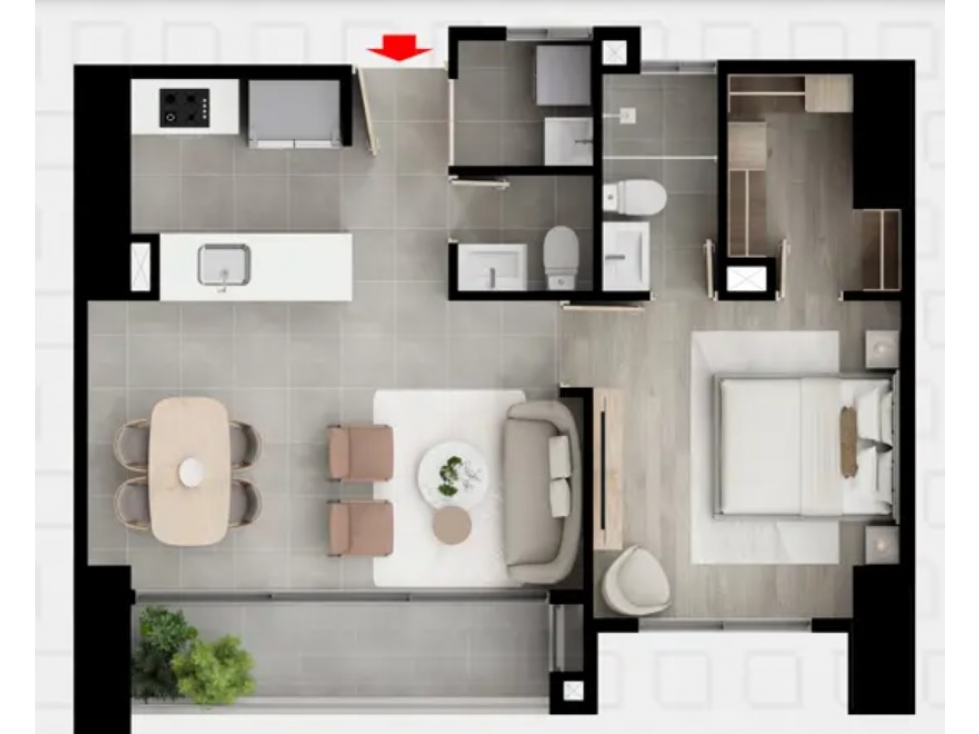 Venta de Cesión de Derechos Apartamento en Ciudad del Río