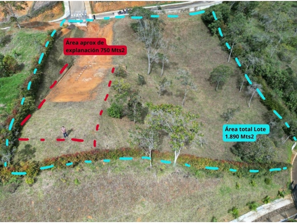 Lote en Parcelación Vereda Montañez Guarne — foto 2