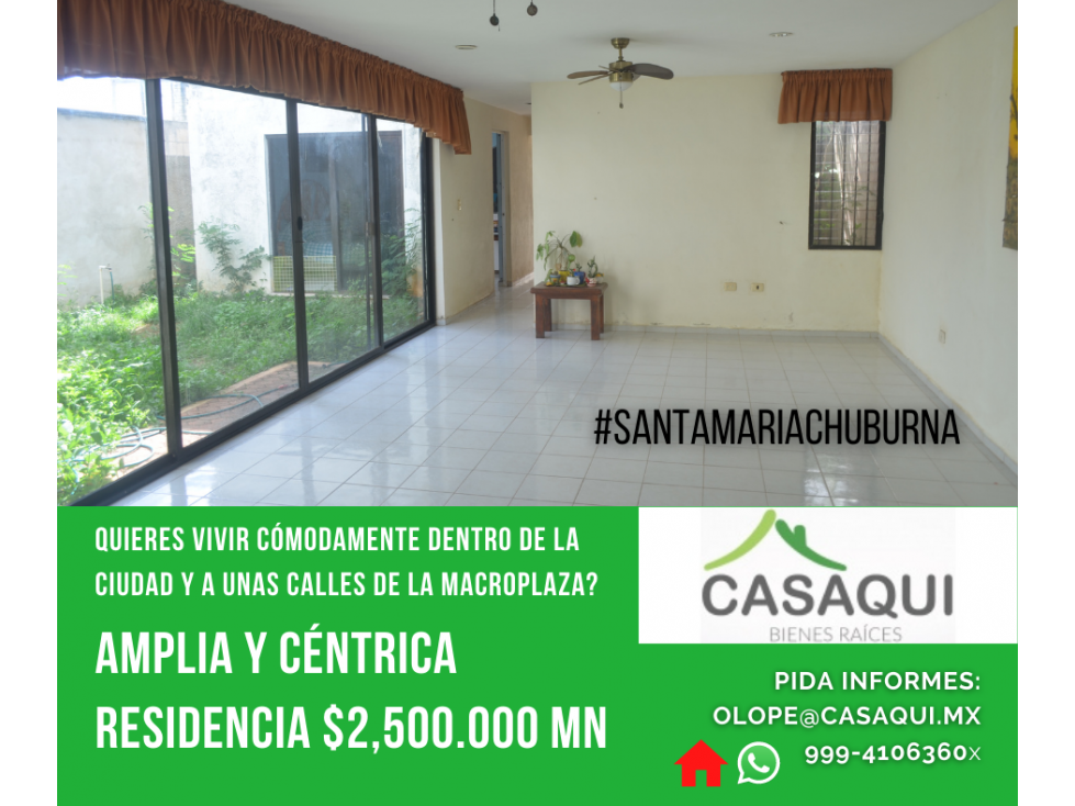 CASA EN VENTA SANTA MARIA DE CHUBURNÁ (ÁREA DE LA MACROPLAZA) — foto 3