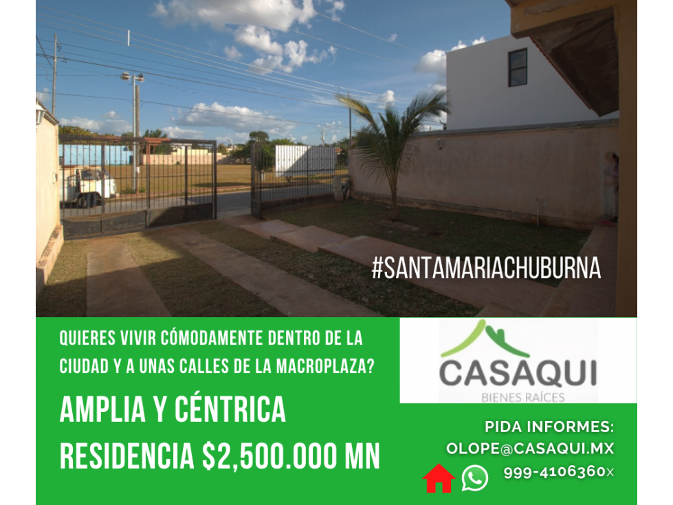 CASA EN VENTA SANTA MARIA DE CHUBURNÁ (ÁREA DE LA MACROPLAZA) — foto 2