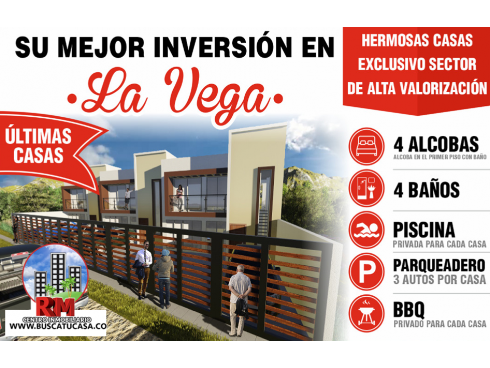 Proyecto Nuevo de Casas En La Vega Cundinamarca.