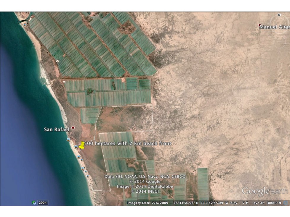 Terreno de 523 Hectáreas en Playa Sahuimato Sonora - 3