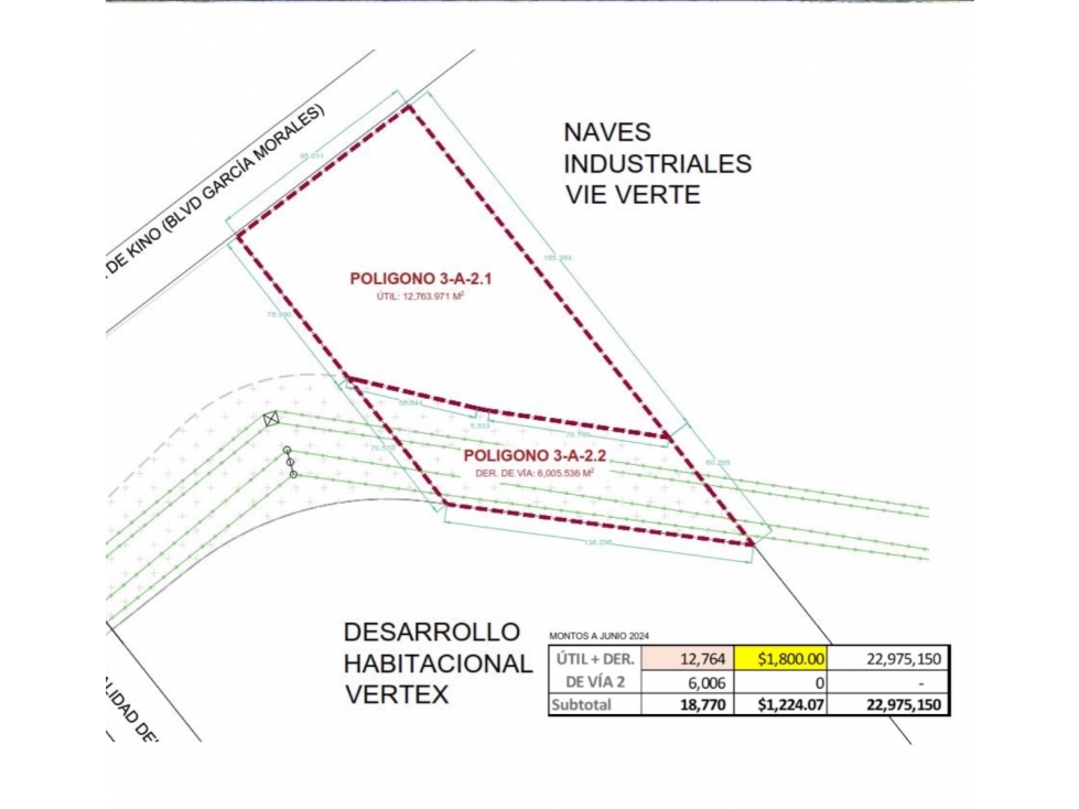 Terreno uso Industrial 12700 m2 Aeripuerto de Hermosillo — foto 2