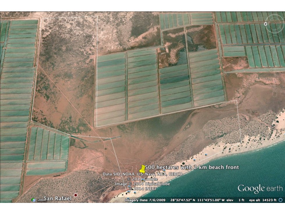 Terreno de 523 Hectáreas en Playa Sahuimato Sonora - 5
