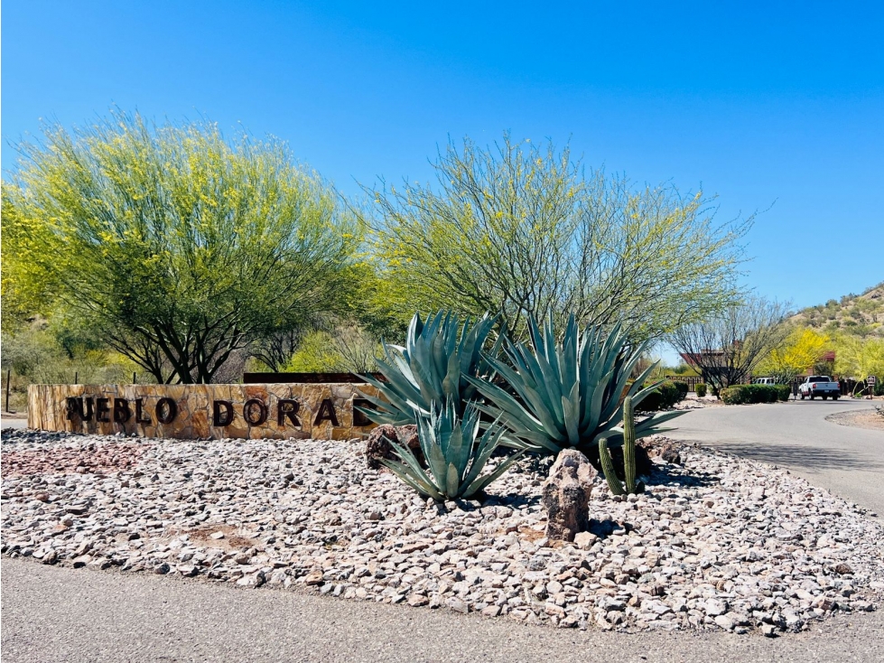 Lote campestre Residencial de 1400 m2 Pueblo Dorado en Hermosillo