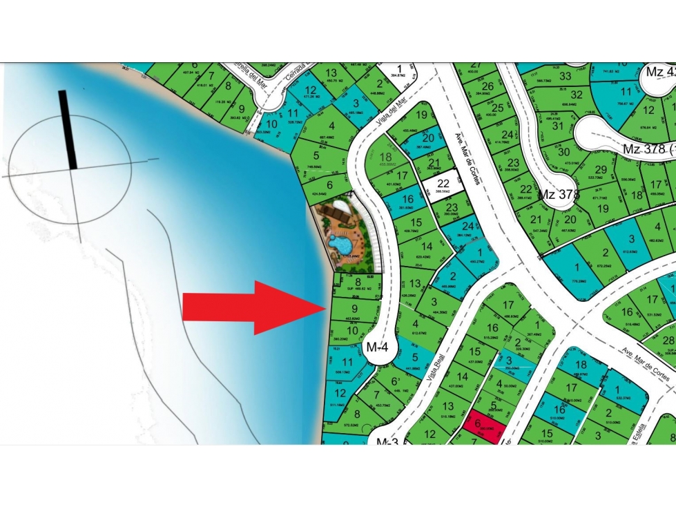 Lote residencial a orila de playa en Kino Bay Estates - 3