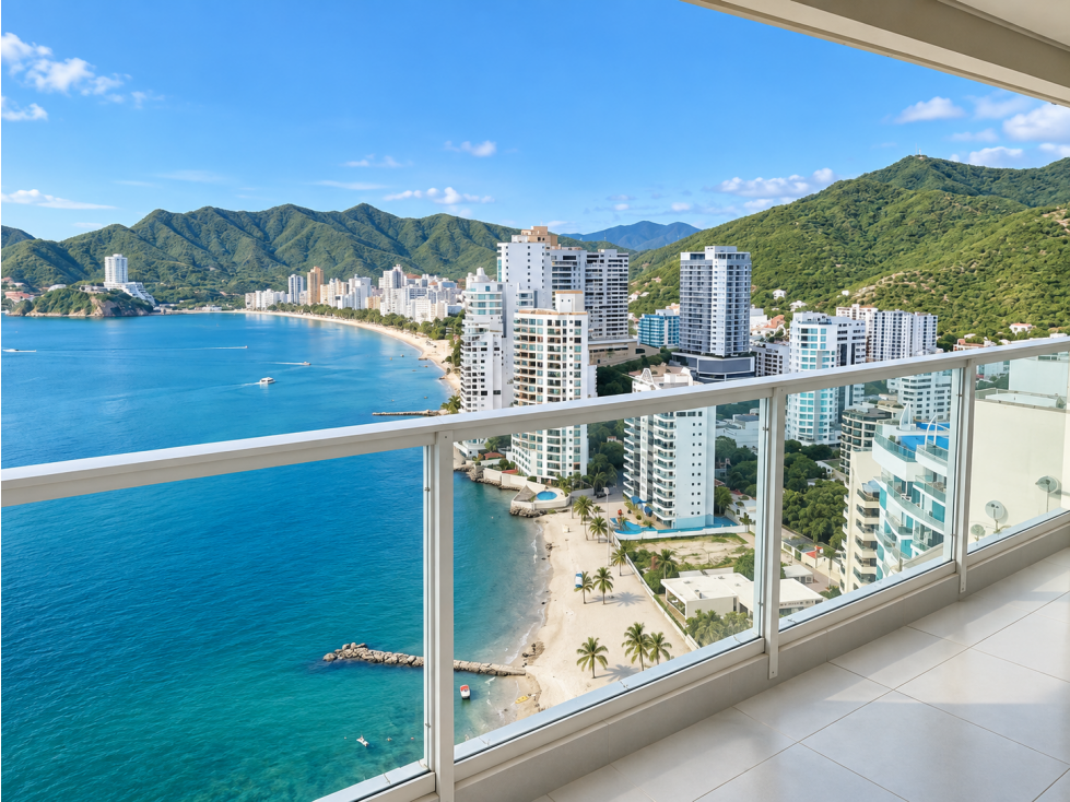 HERMOSA VISTA A LA BAHÍA DE EL RODADERO SANTA MARTA — foto 2