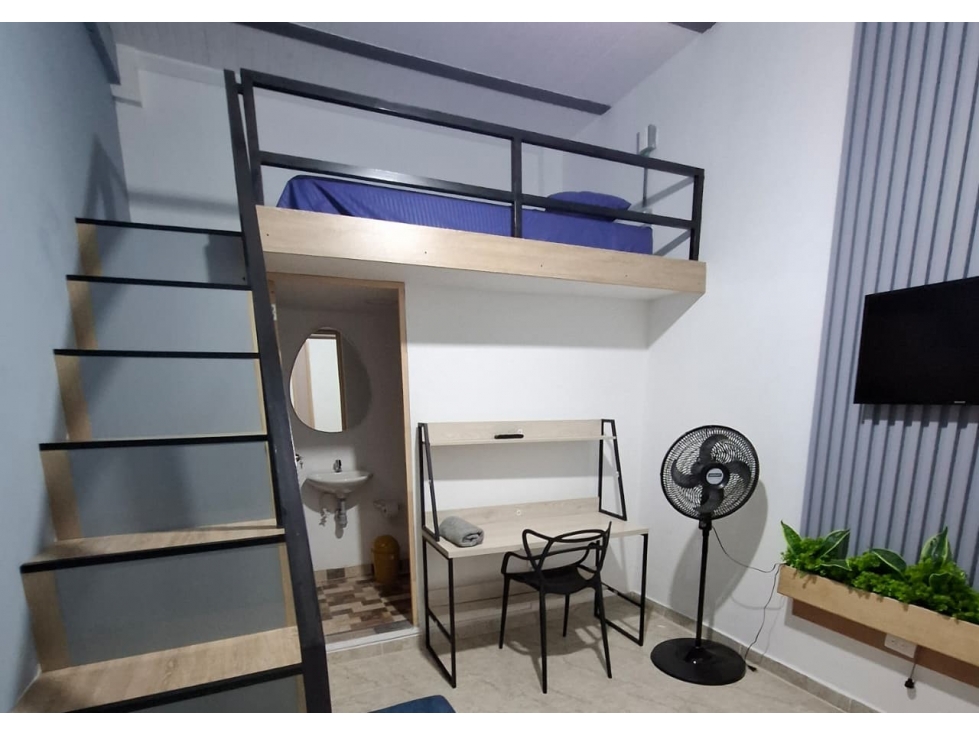 Apartaestudio Amoblado en Arriendo Buenos Aires, Medellín — foto 5
