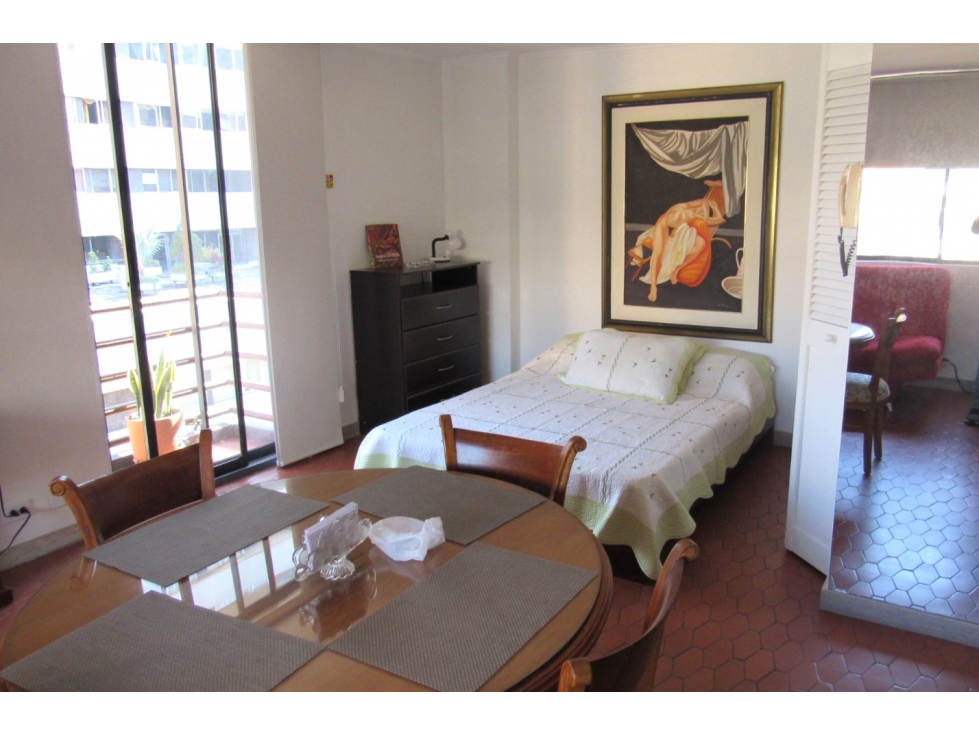 Apartaestudio Amoblado en Arriendo Centro Parque Bolívar, Medellín. — foto 3
