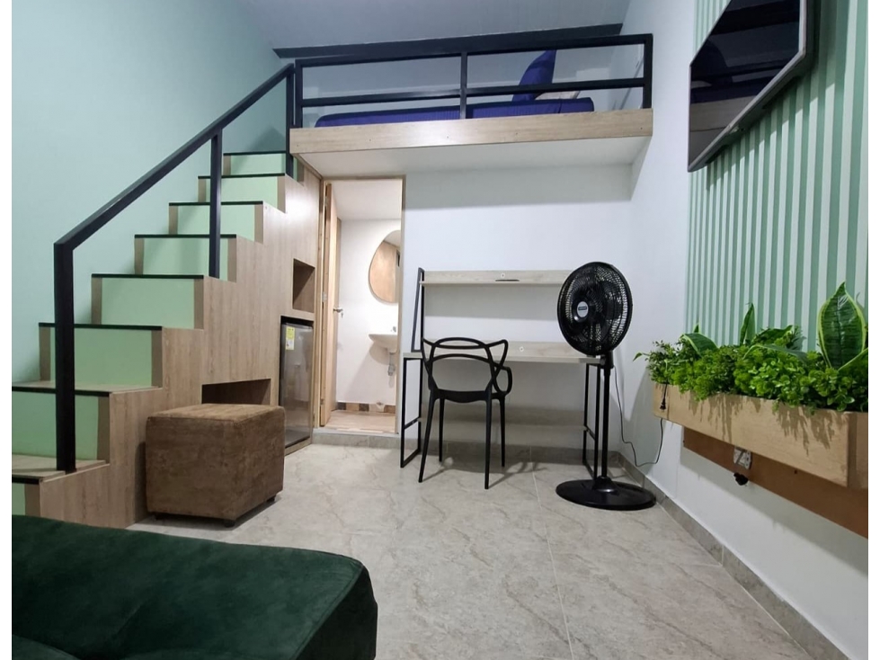 Apartaestudio Amoblado en Arriendo Buenos Aires, Medellín — foto 3